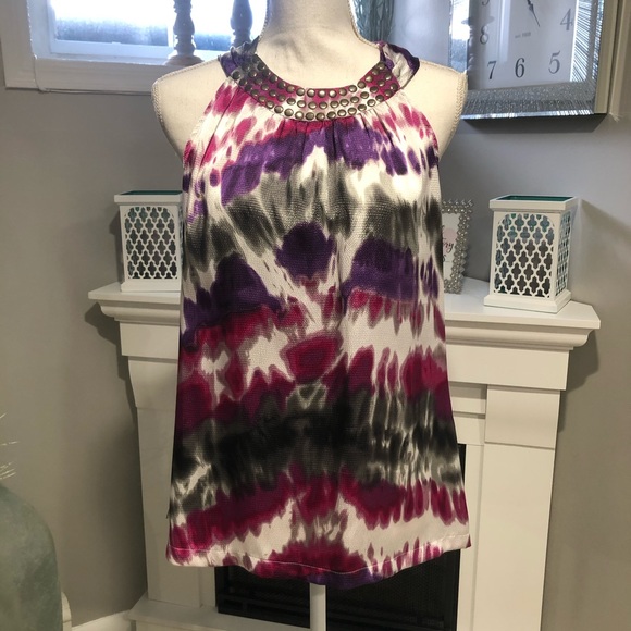 Apt. 9 Tops - APT 9 TIE DYE SLEEVELESS TANK BLOUSE